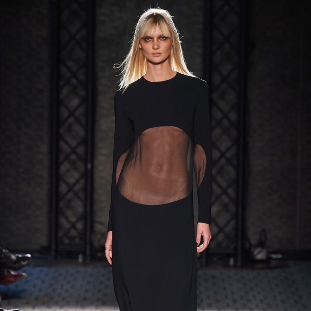 2020 Runway Trends - Mesh Cut Outs